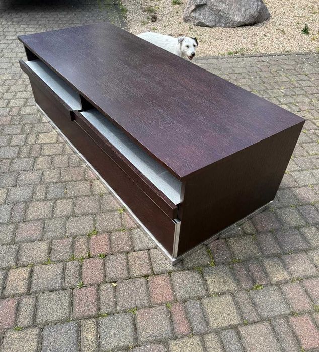 Dwie szafki drewniane RTV