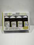 Aura Cacia Zestaw Odkryć, Czyste Olejki Eteryczne 4 Butelki 7.4Ml