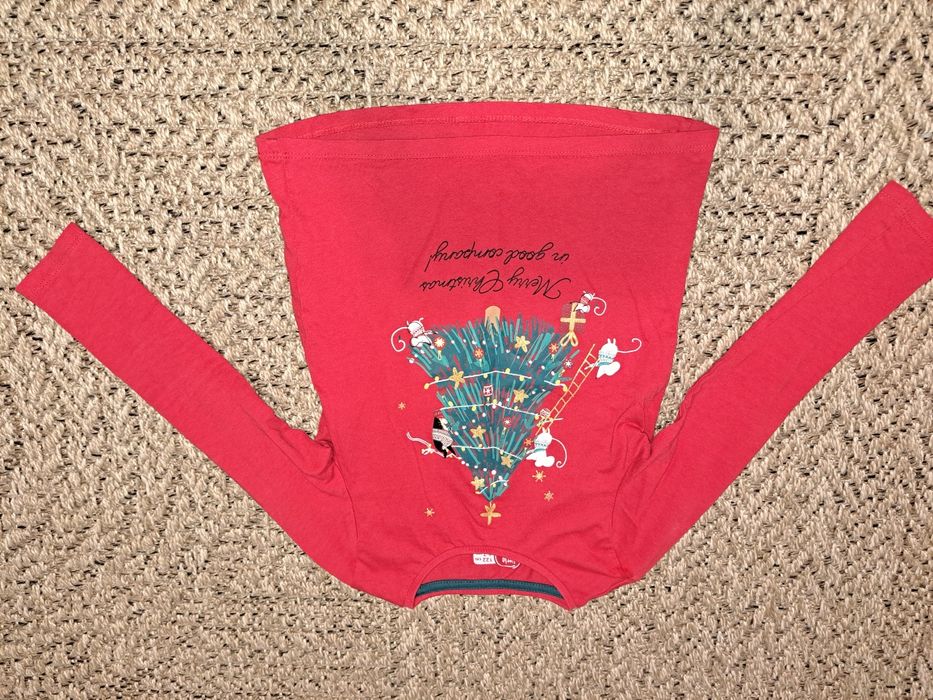 Bluzeczki świąteczne dla dziewczynki rozm 122