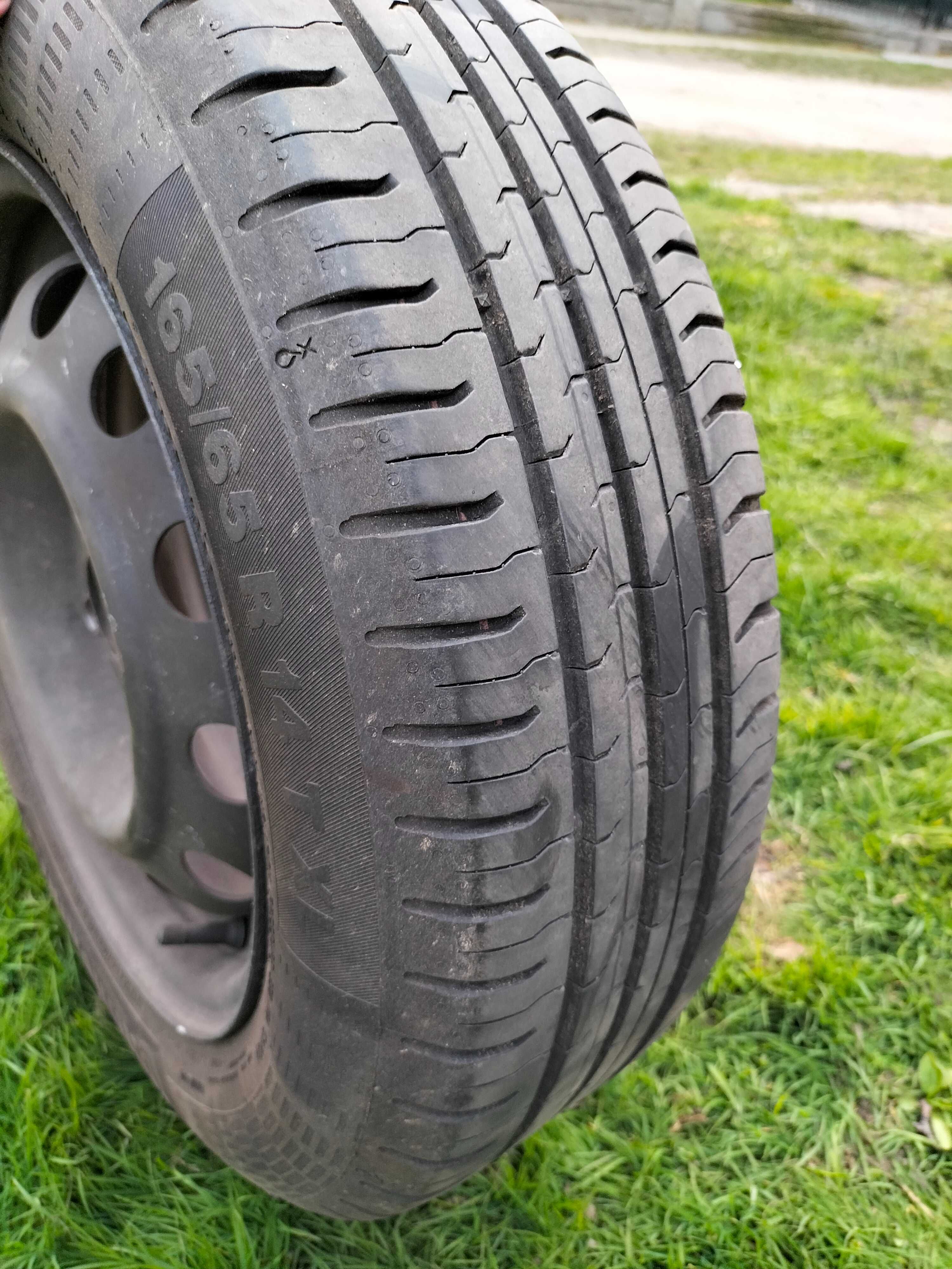 Opony letnie z felgami stalowymi 165/65 R14