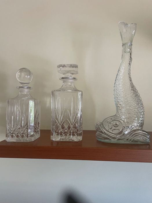 Garrafas para servir aperitivos