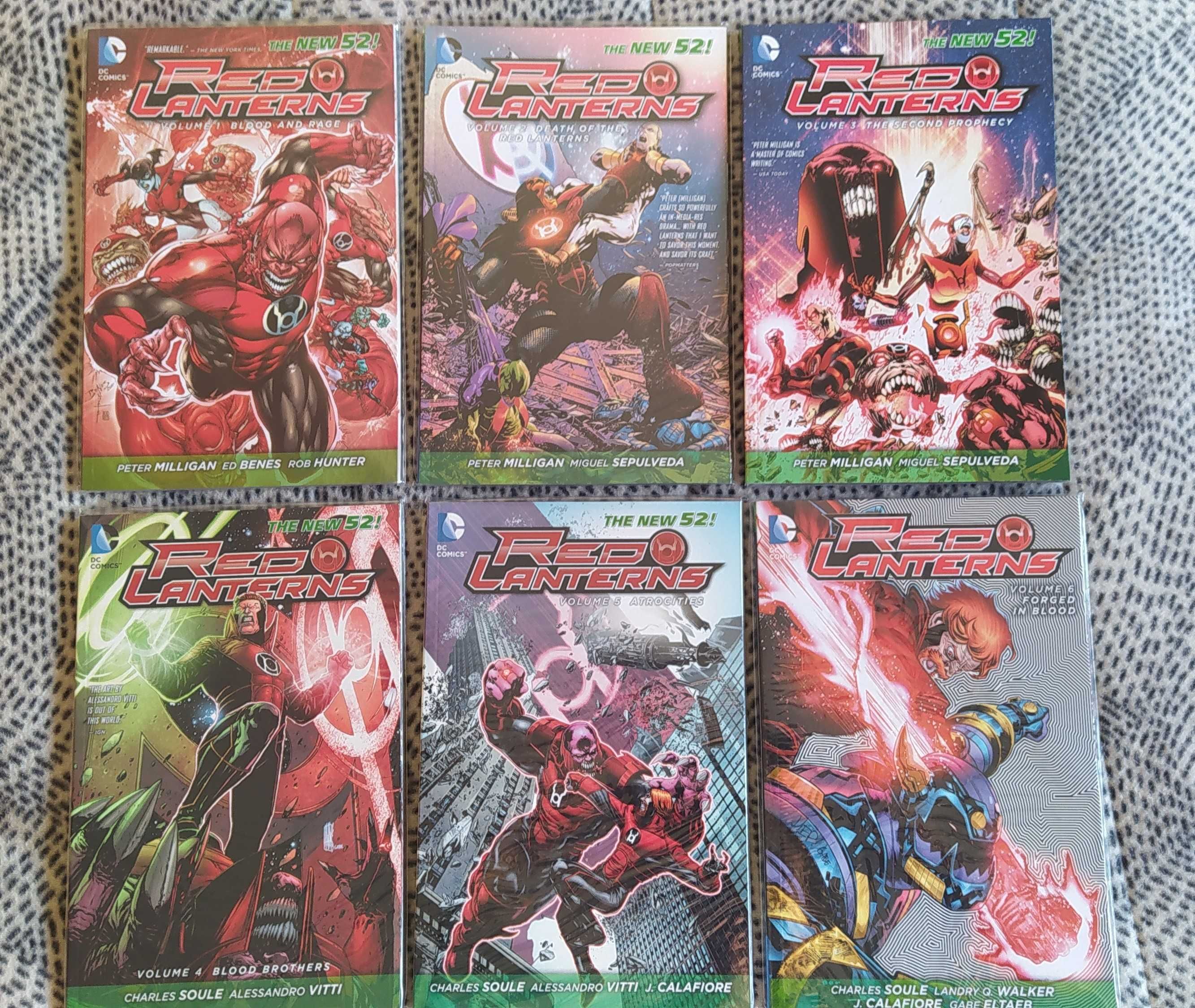 Livros DC Red Lanterns