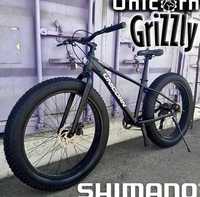 Фетбайк Fatbike алюмінієвий GRIZLY 17 рама 26 колеса велосипед SHIMANO