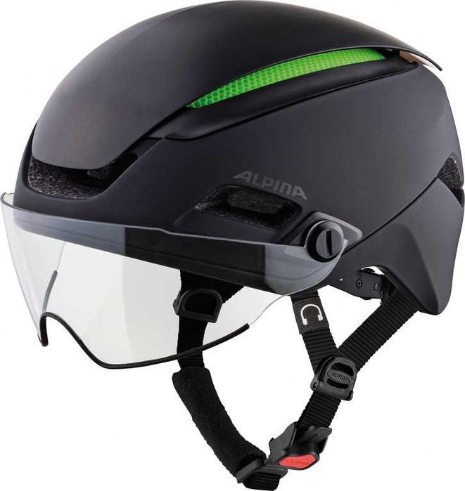 Nowy kask rowerowy Alpina Altona r. M 52-57cm miejski z wizjerem ebike