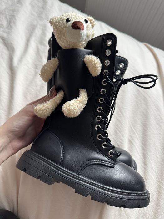 Nowe wysokie kozaki buty z misiem 30 hit