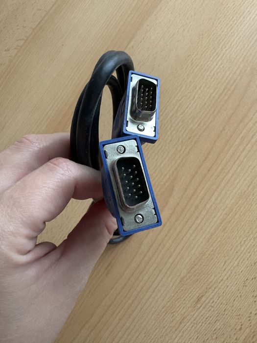 Kabel sygnałowy 1,8 m VGA-VGA męskie końcówki