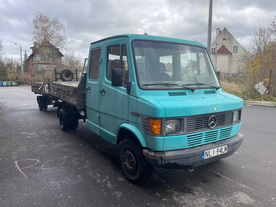 Mercedes Benz 308D 3.0 Kaczka - Wywrotka + Przyczepa z wywrotką