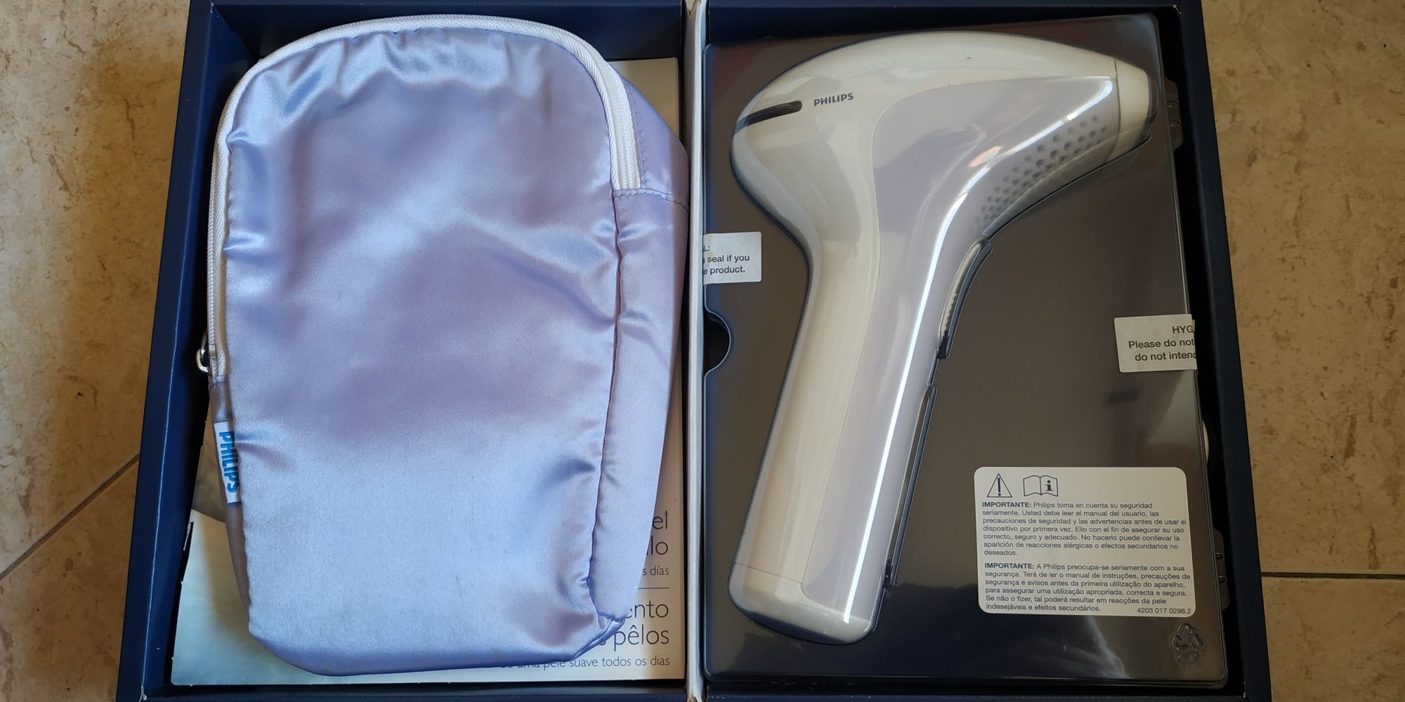 Sistema de depilação de luz pulsada - Lumea da Philips