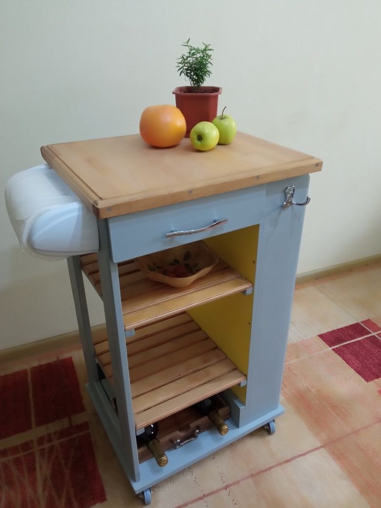 Столик стеллаж кухонный