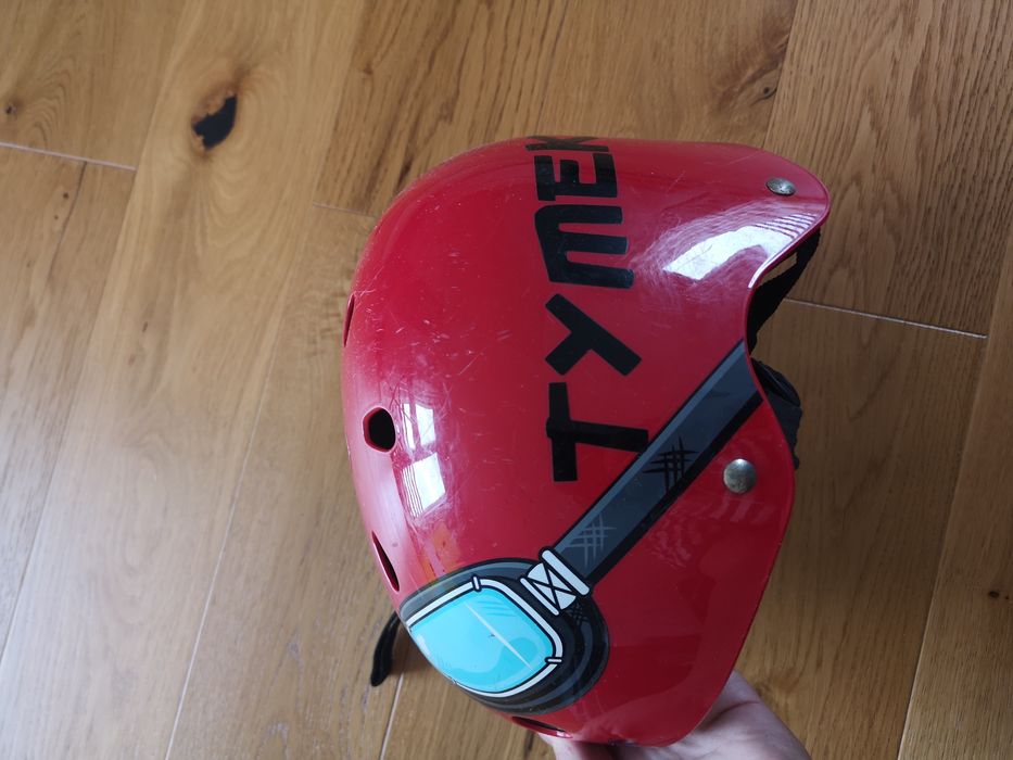 Kask rowerowy Kiddimoto personalizowany Tymek
