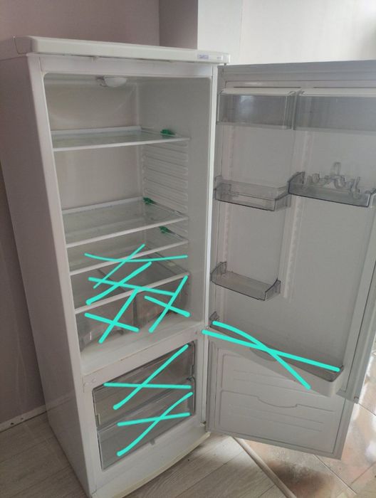 Холодильник, атлант, не рабочий
