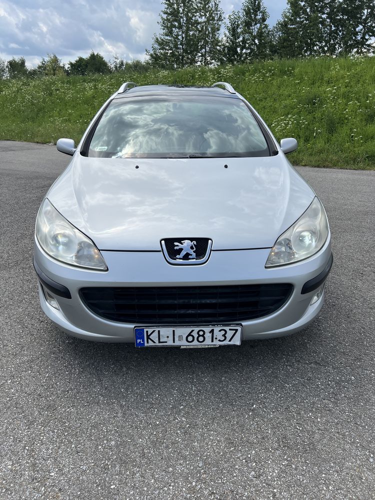 Peugeot 407/2.0hdi automat/2005r/352 tys/panorama/klima