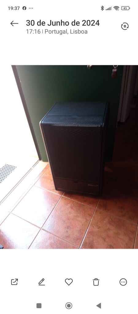 Aquecedor a gás em bom estado