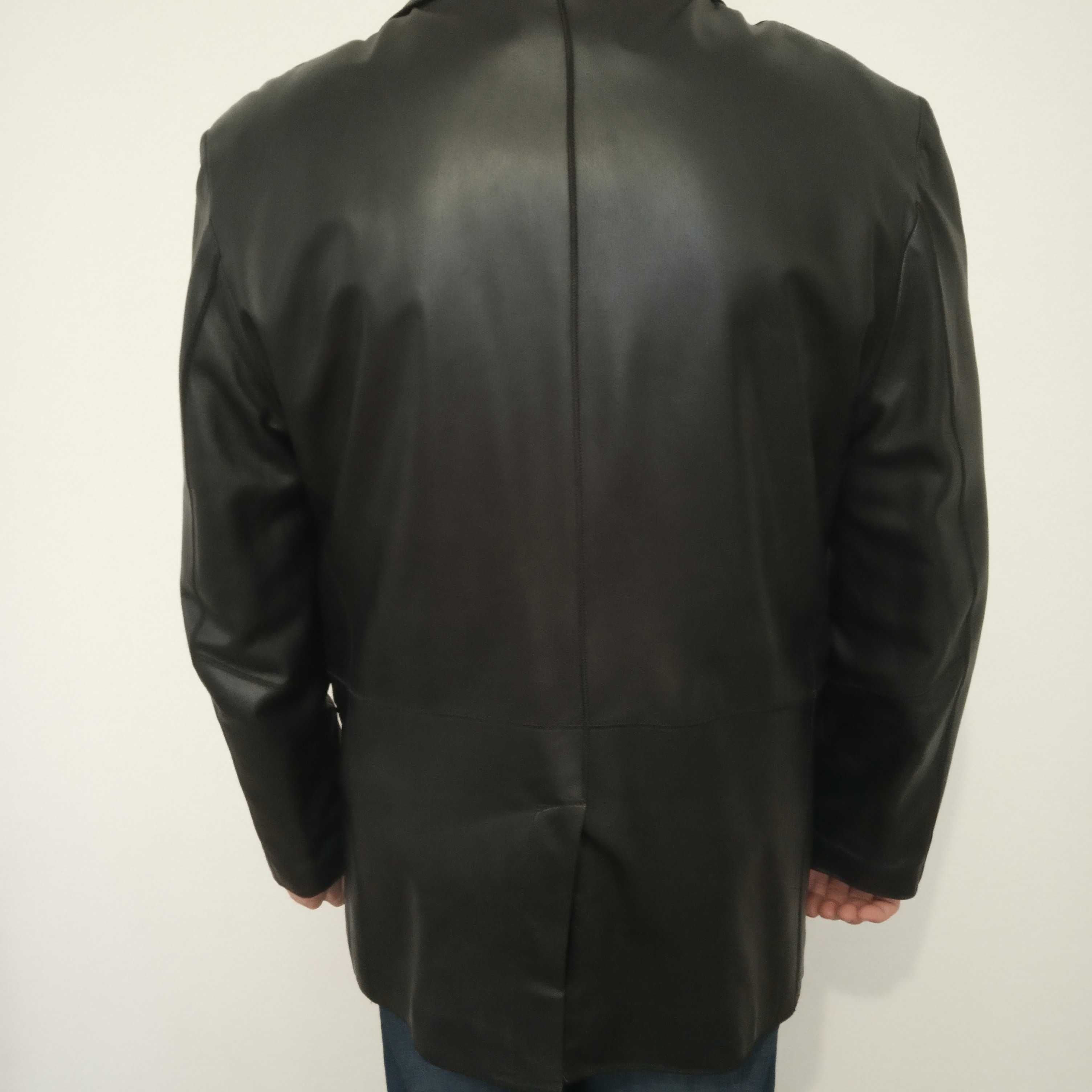 кованная мужская куртка дубленка демисезонное пальто
