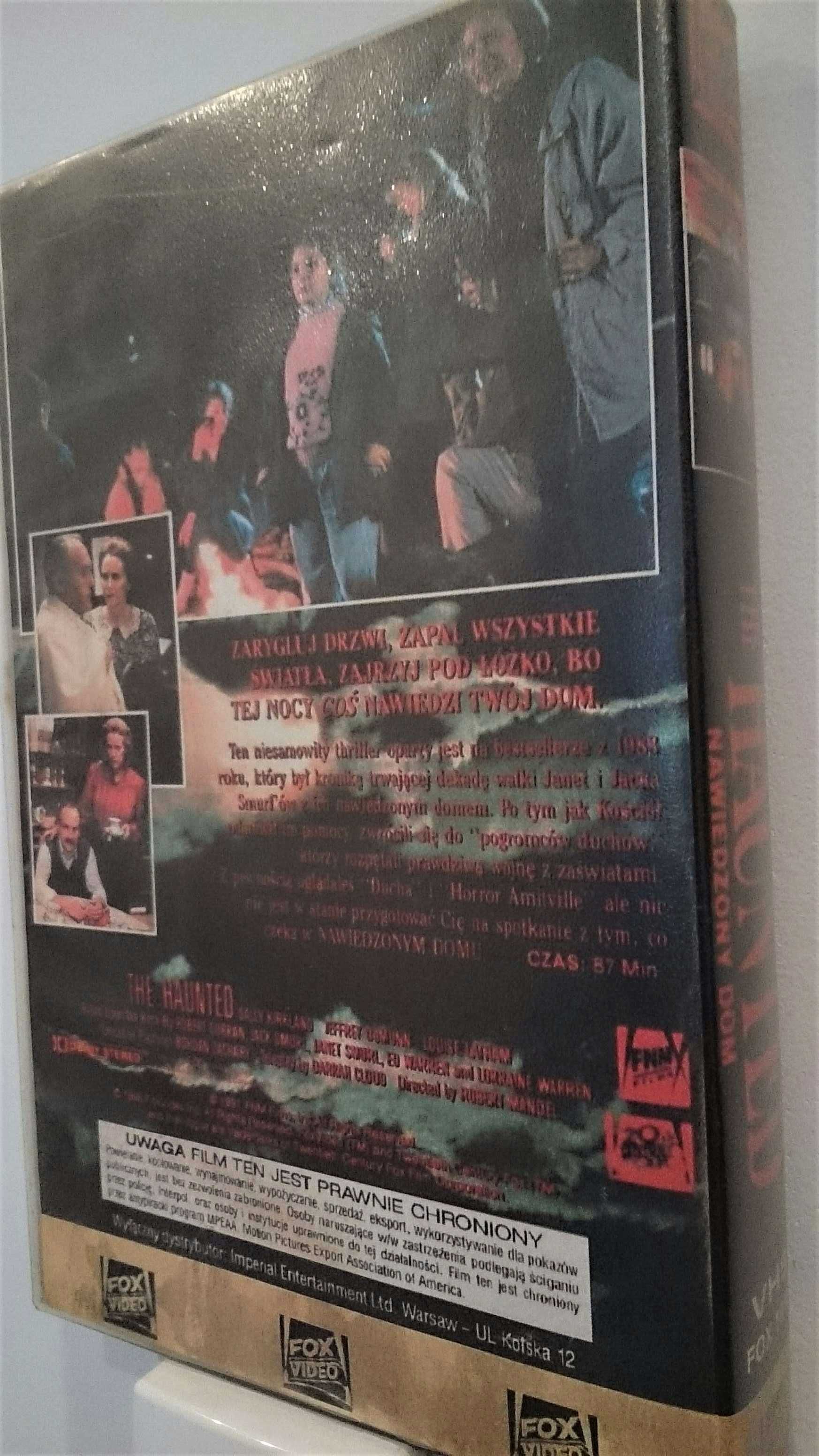 Nawiedzony Dom HORROR / Pasażer 57 - VHS Filmy Kasety HIT Lektor