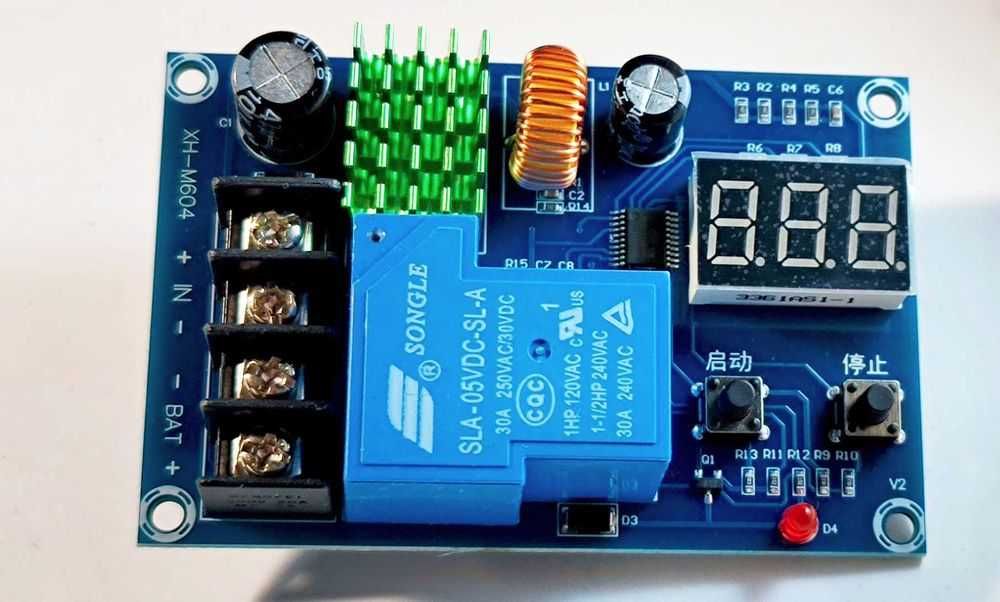 HW-633 контроллер заряда (аналог 604), + заряд от солнечных модулей