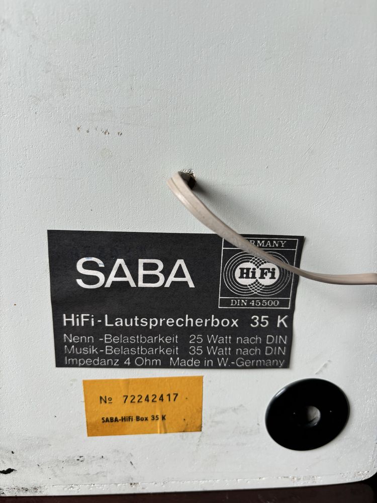 Saba HiFi Box 35K - cena 200 zł !!!