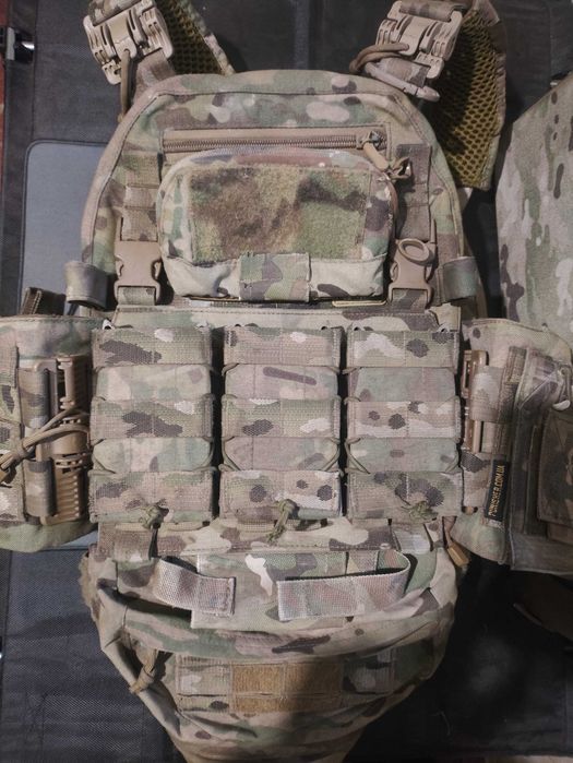 Плитоноска Real Defence + комплект підсумків та топовий рюкзак