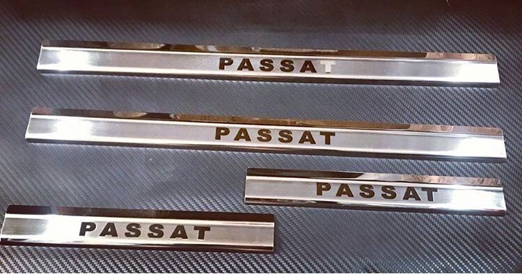 Накладки на пороги Passat B5,B6,B7,B8,CC СУПЕР Акция