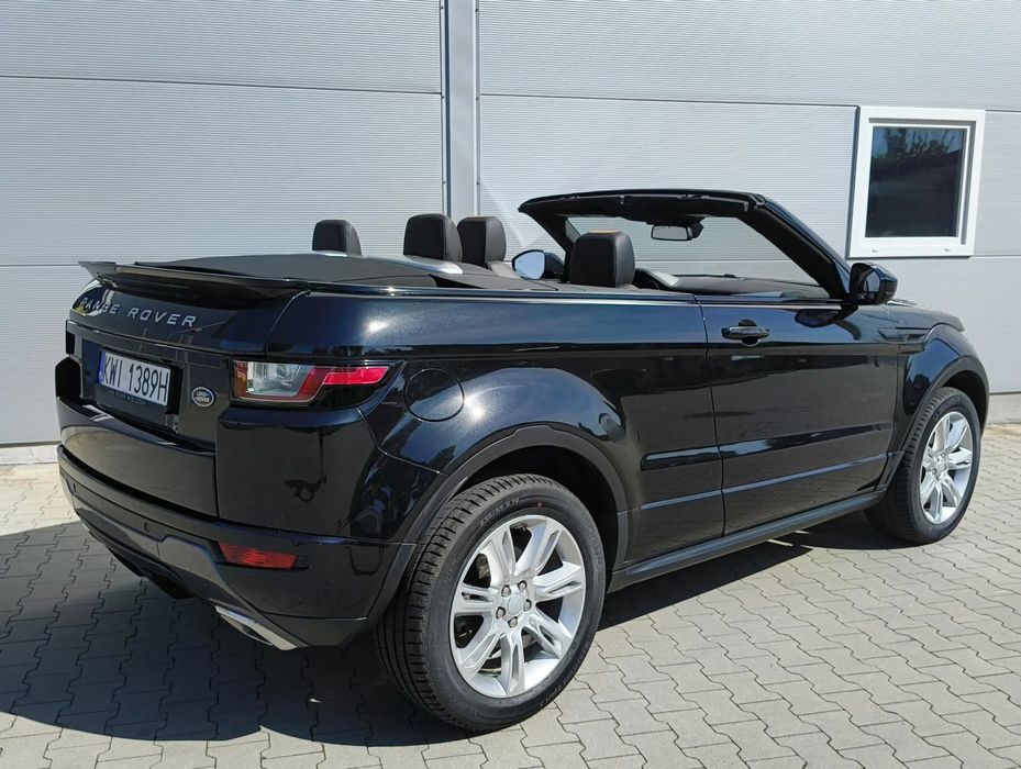 Land Rover Range Rover Evoque Cabrio, sprzedaż lub wynajem, gwarancja, FV 23 %