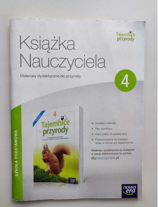 Książka Nauczyciela Tajemnice Przyrody kl4 Wyd Nowa Era