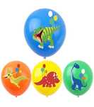 Conjunto 5 balões dinossauros