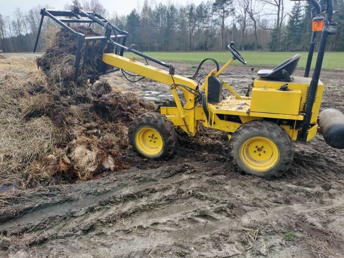 Usługi mini ładowarką TEREX i mini koparką/ wycinka drzew