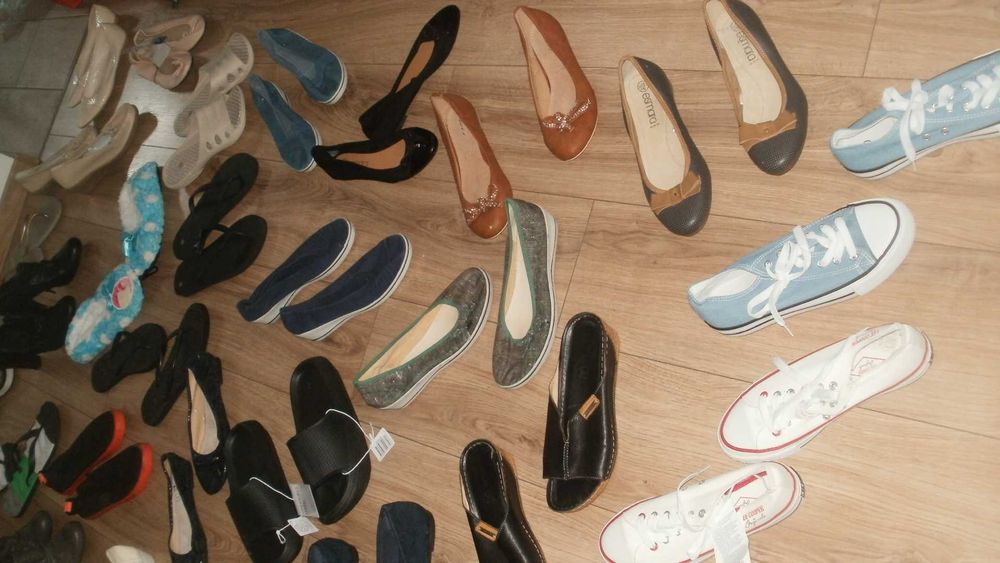 buty damskie, duży zestaw - nowe i używane