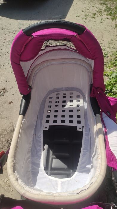 Коляска дитяча 2 в 1 для дівчинки