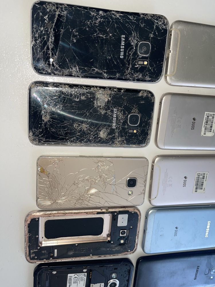 Samsung telefony uszkodzone dawcy części S6 J5 J3 A5 A3 Xcover3