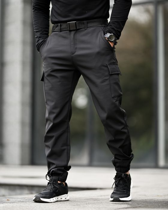 Зимові карго чоловічі штани Softshell / теплые штаны для мужчин