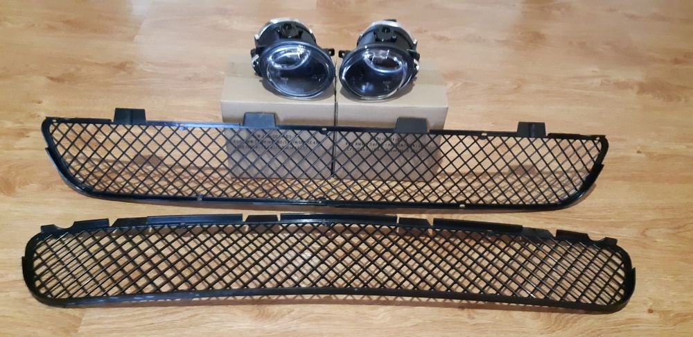 Решетка в бампер ноздры бмв м пакет е39 е46 bmw e39 M Pakiet галогенки
