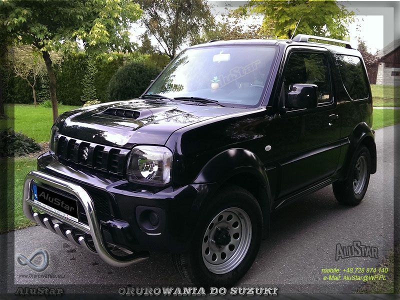Suzuki Jimny orurowanie Boki Podesty Tuning
