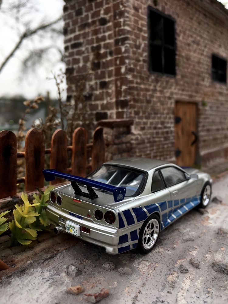 Czasopismo- NISSAN SKYLINE GT-R R34-Szybcy i Wściekli,auta,model