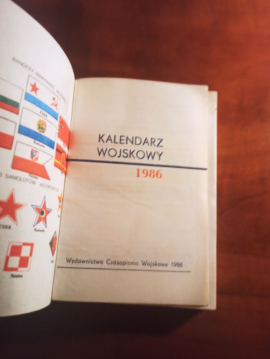 Kalendarz wojskowy 1986 PRL
