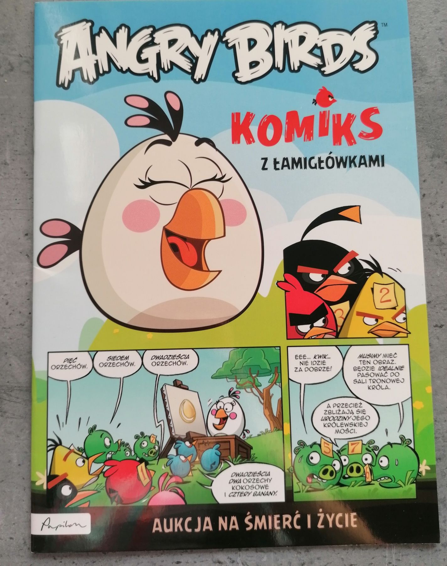 Angry Birds, 1 komiks, 2 książki