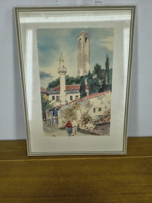 Obraz akwarela sygnowany