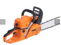 Piła łańcuchowa o mocy 3kw,  o pojemności 52 cm3, 2-suwowy,