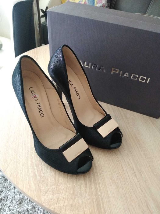 Skórzane buty Laura Piacci 36