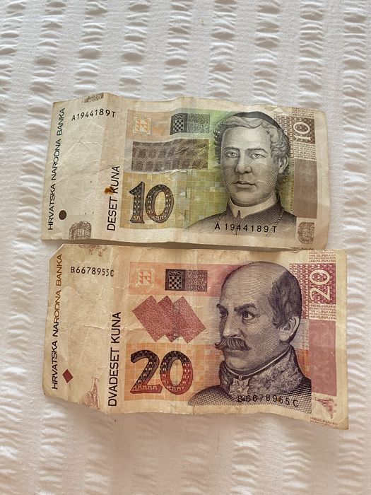 Notas de coleçao Croàcia