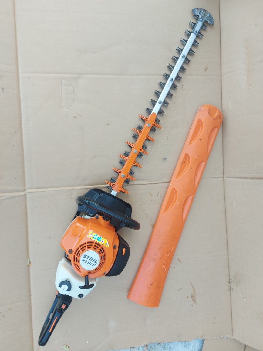 Stihl hs 81 R - Profesjonalne nożyce spalinowe do żywopłotu  , prowadn