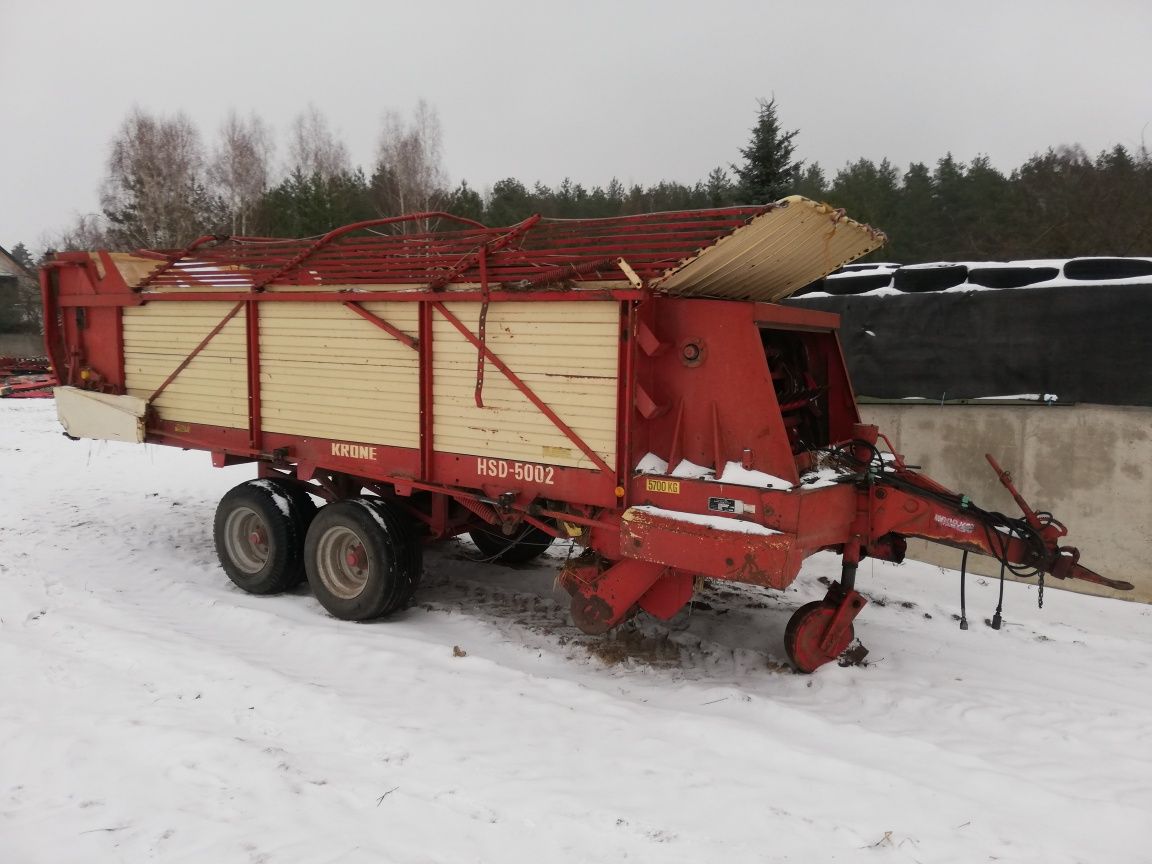 KRONE TURBO 5000 HSL 3503 HSD 5002 części podbieracz burty siłownik