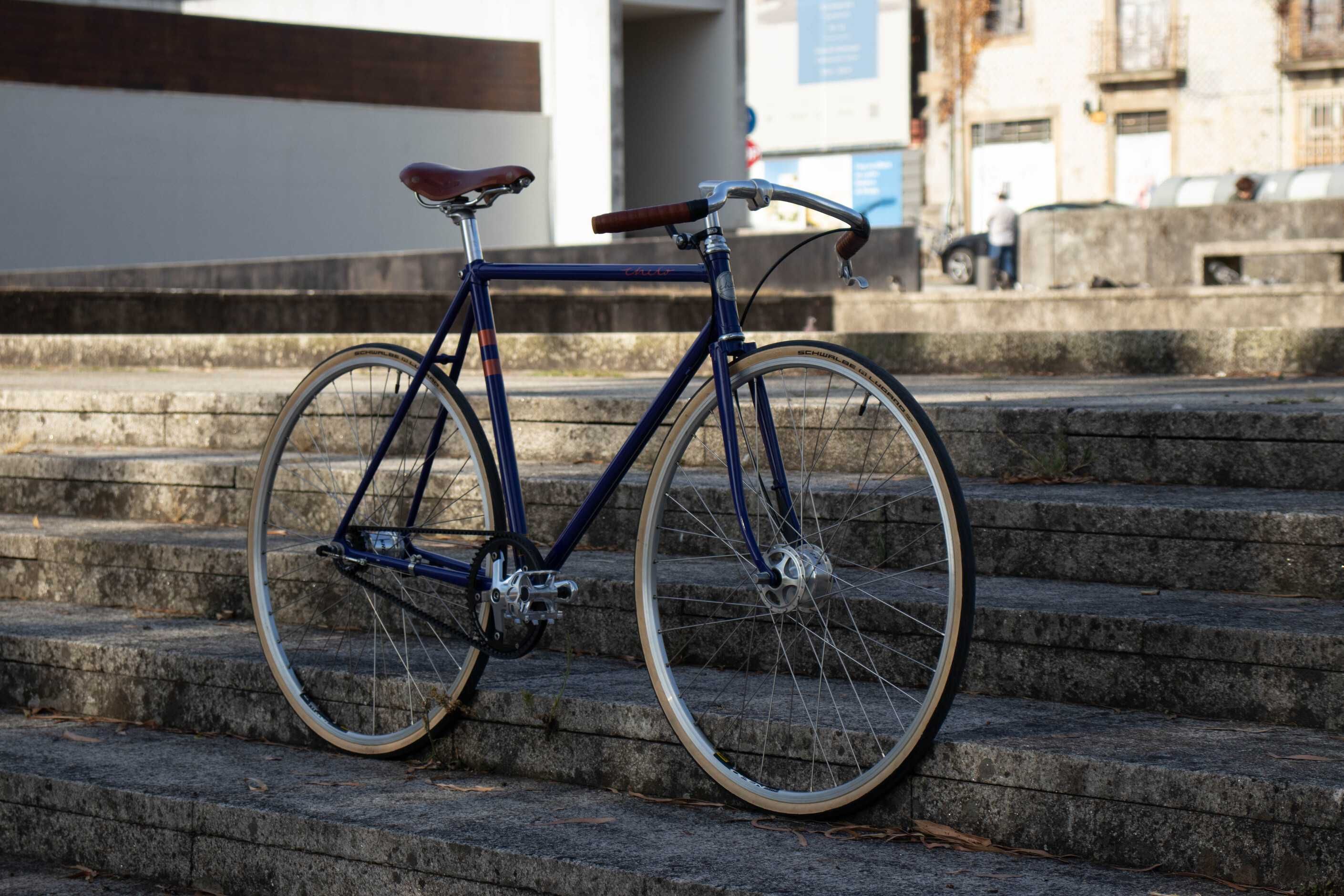 Bicicleta de Estrada / Cidade Vintage Chelo Cycles Roxa Custom