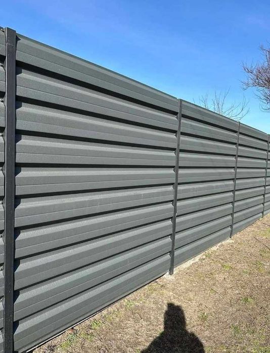 Дах, паркан, фасад — профнастил, черепиця, сайдинг від 119 грн/м²