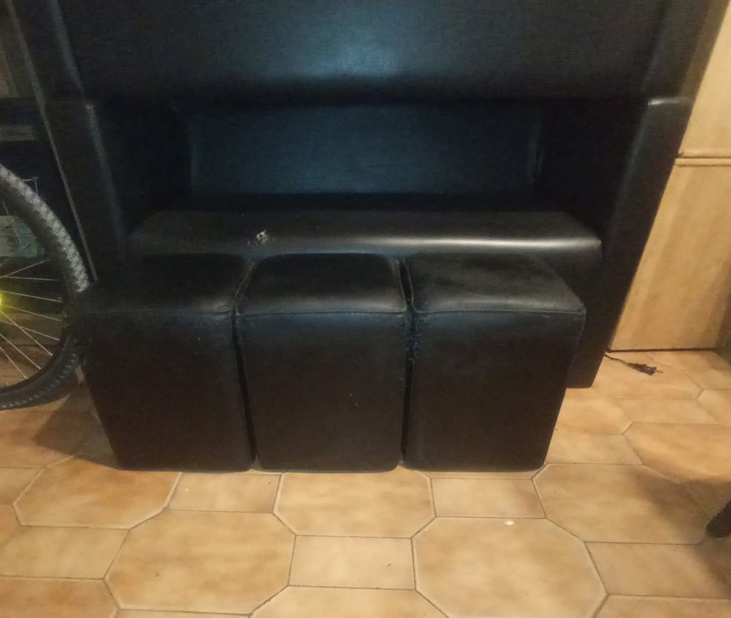 conjunto de sofás em napa