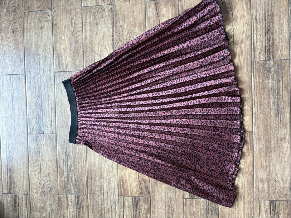 Plisowana spódnica midi – ZARA, rozmiar S