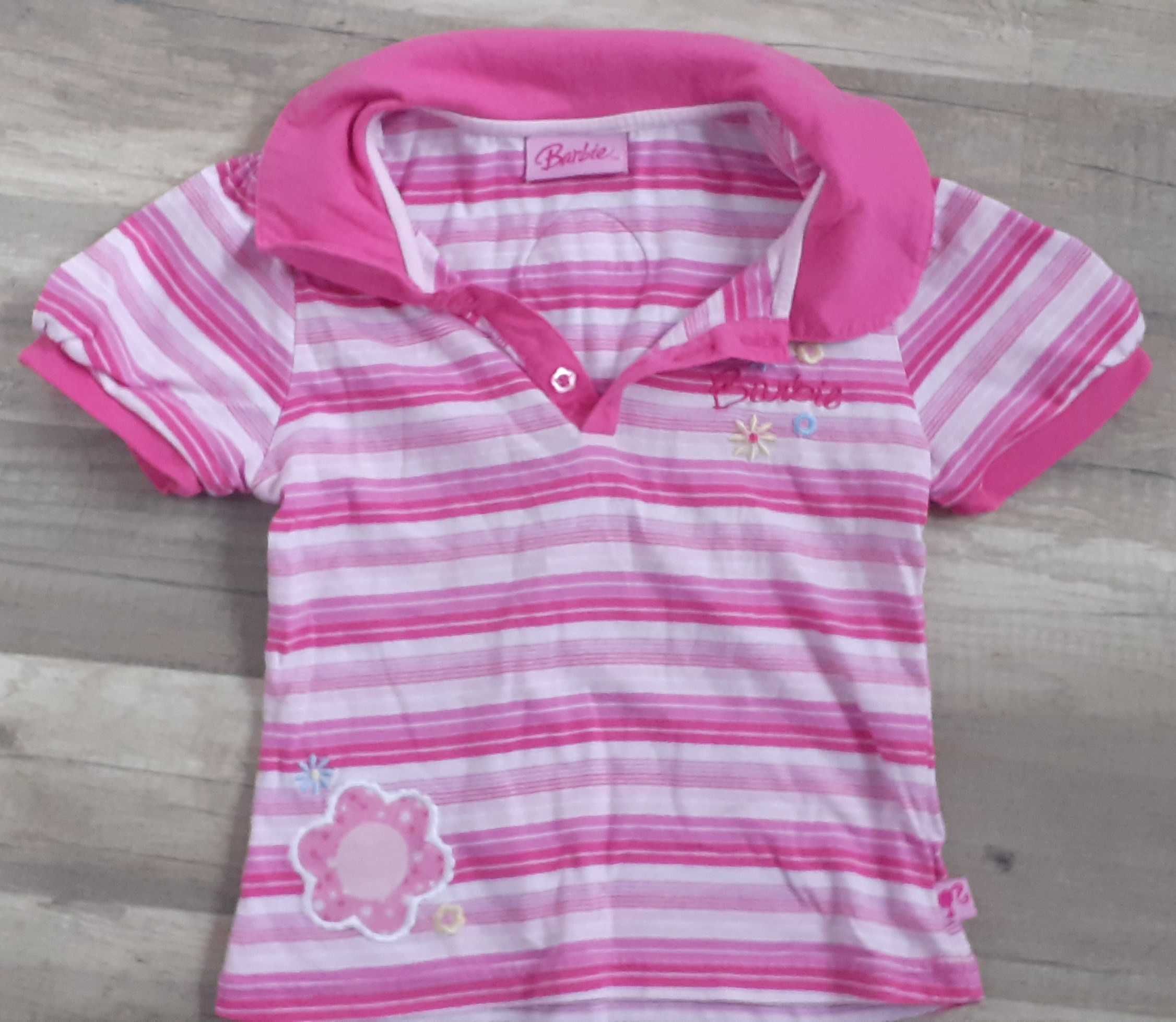 Koszulka, T-shirt Barbie roz.104