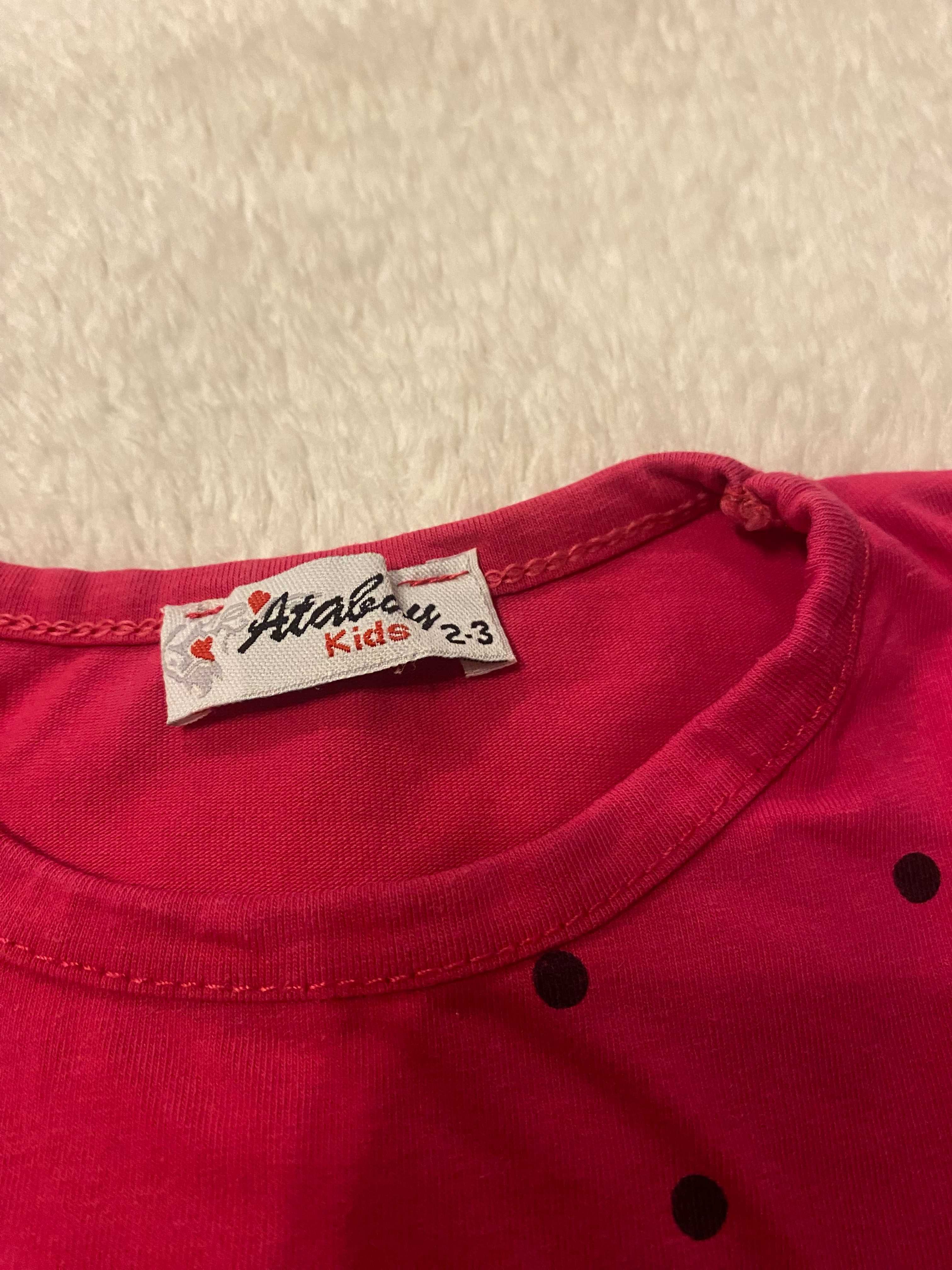 Różowa bluzeczka dla dziewczynki r 98