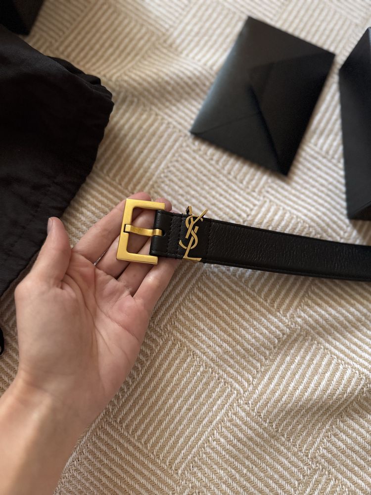 Ремінь ysl оригінал 3 см розмір 70 Yves Saint Laurent original