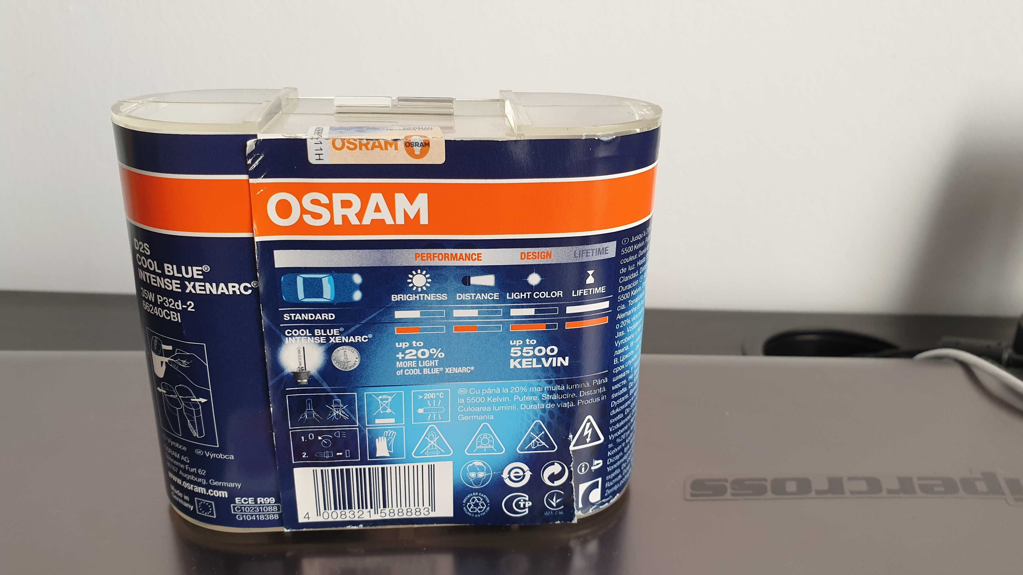 Żarówki/palniki xenon Osram Xenarc cool blue intense d2s